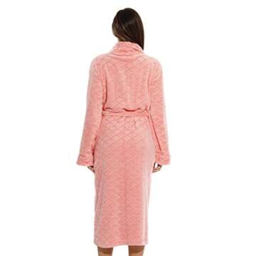 Just Love 6340-Coral-L Kimono Robe/Bath Robes for Women