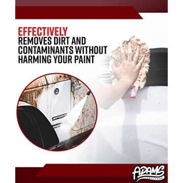 Adam's Polishes Car Wash Kit Complete With Bucket & Grit Guard - Auto Detailing & Car Cleaning Kit | pH Best Car Wash Soap For Snow Foam Cannon, Foam Gun, Car Soap Wash For Pressure Washer
