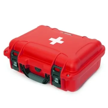 Nanuk 920 Waterproof First Aid Survival Case Red