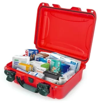 Nanuk 920 Waterproof First Aid Survival Case Red