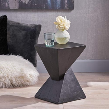 Stylish Lightweight Concrete Accent Table by Christopher Knight