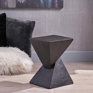 Stylish Lightweight Concrete Accent Table by Christopher Knight