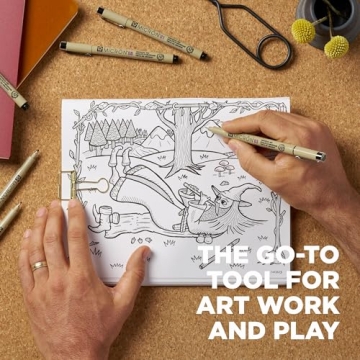 Sakura Pigma Micron Archival Black Ink Pen Set - 6 Pack