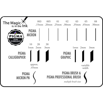 Sakura Pigma Micron Archival Black Ink Pen Set - 6 Pack