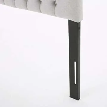 Christopher Knight Home Jezebel Fabric Headboard, Queen / Full, Light Grey