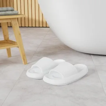 Comfortable BRONAX Pillow Slippers for Home and Shower Use