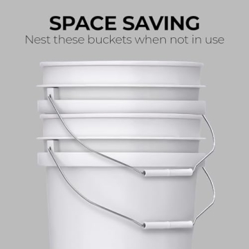 Durable 5-Gallon Buckets with Lid | Multi-Use Eco-Friendly Pails