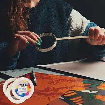 Neeho Artist Tape - 3 Pack Acid-Free 0.6in Wide