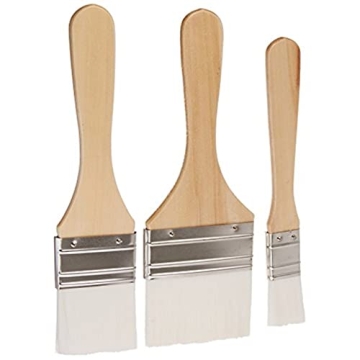 Plaid Nylon Chip Brush Set 3 Piece Assortment for Artists