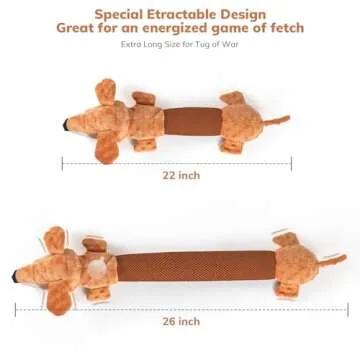 Pubialo Squeaky Dog Toy for Large Breeds Interactive Fun