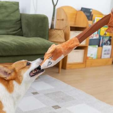 Pubialo Squeaky Dog Toy for Large Breeds Interactive Fun