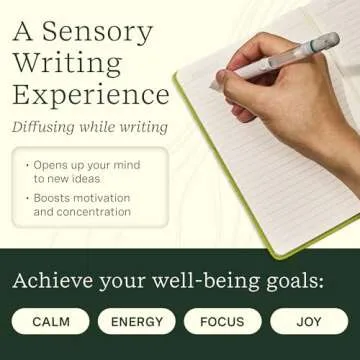 Lifelines Pen Diffuser, Walk in The Woods - 1mm Black Ballpoint Pen with Scented Essential Oil Blends – Aromatherapy Diffuser & Sensory Immersion Diffuse Aroma As You Write