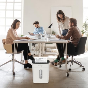 BONSEN 8-Sheet Cross-Cut Home Office Shredder