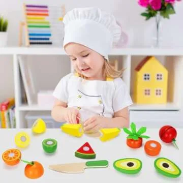 TooyBing Play Food Toy Set - Montessori Kitchen Fun for Kids