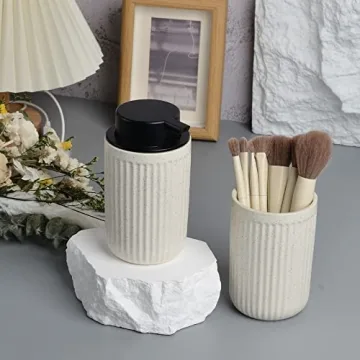 BosilunLife 12oz Ceramic Soap Dispenser for Kitchen & Bathroom