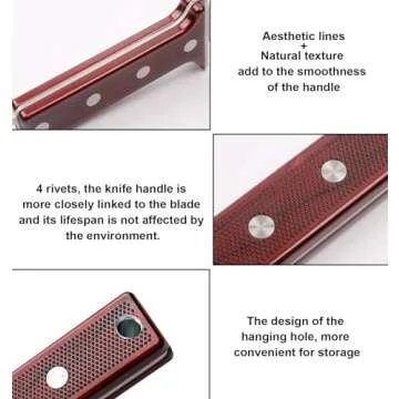 AKAKD Gardening Hori Hori Garden Knife - Gardening Knife,Soil Knife, Serrated Side Weeding Knife,Digging Knife,Garden Knives With Sheath,Full Tang Hori Hori Knife