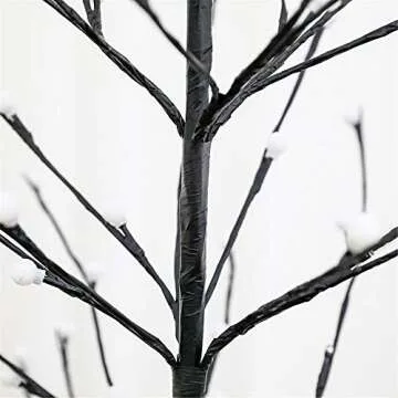 Leruckdite LED Tree Ball Light 6FT 208L Warm White Artificial Light Christmas Tree Light Decoration for for Bedroom Indoor Outdoor Home Festival Party Wedding Christmas