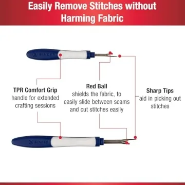 SINGER Comfort Grip Seam Ripper Set for Easy Sewing