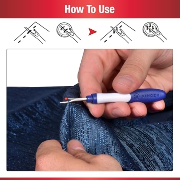 SINGER Comfort Grip Seam Ripper Set for Easy Sewing