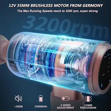 Movo Massage Gun - Deep Tissue Massage for Pain Relief