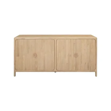 Hansville Sideboard 4 Doors 2 Inner Drawers for Modern Living