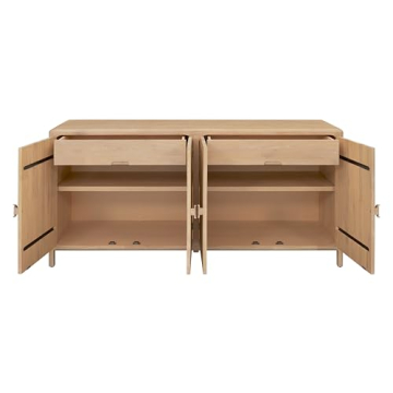 Hansville Sideboard 4 Doors 2 Inner Drawers for Modern Living