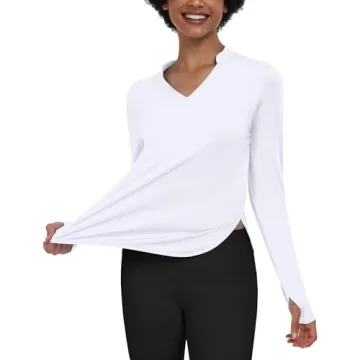 PINSPARK Women's Long Sleeve Workout Top for Active Lifestyle