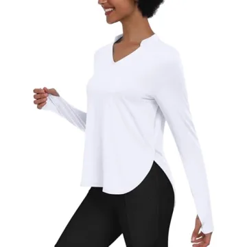 PINSPARK Women's Long Sleeve Workout Top for Active Lifestyle