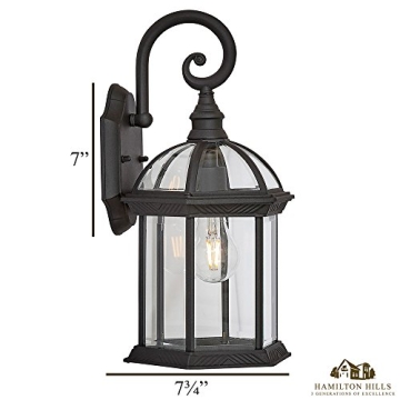 Hamilton Hills Outdoor Wall Sconce with LED Edison Bulb