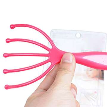 Aland Five Claws Scalp Massager Mini Portable Stress Fatigue Reliever Head Massage
