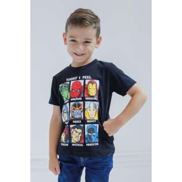 Marvel X-Men Toddler Boys Graphic Tee 3 Pack 4T