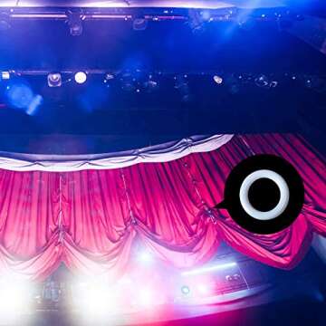 Boao 100 Pieces Roman Blind Curtain Rings, O-Rings Plastic Rings for Roman Shades (White, 16 mm)