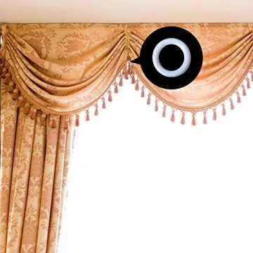 Boao 100 Roman Blind Curtain Rings - Durable Plastic O-Rings for Blinds