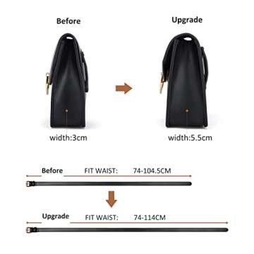 Stylish ECOSUSI Women’s Fanny Pack - Perfect for Any Occasion