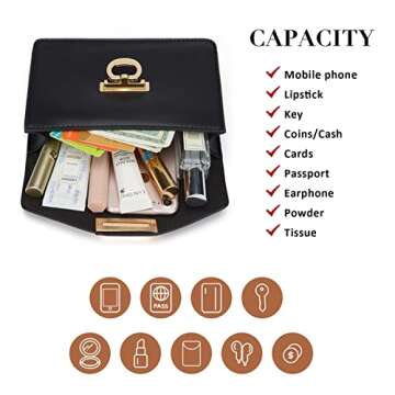 Stylish ECOSUSI Women’s Fanny Pack - Perfect for Any Occasion