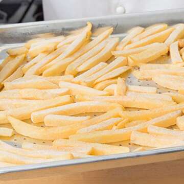 Tiger Chef Full Size 18 x 26 inch Perforated Aluminum Sheet Pan Commercial Bakery Equipment Cake Pans NSF Approved 19 Gauge 12 Pack