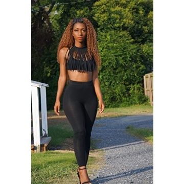 Mrotrida Velvet Fringe Choker for Halloween Parties