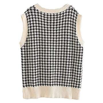 UODSVP Oversized V-Neck Sweater Vest for All Occasions