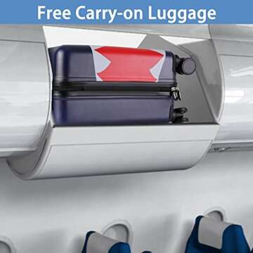 iPlay, iLearn Shark Kids Luggage, Boys Carry on Suitcase, 18" Hardside Travel Luggage Set W/Backpack, Toddlers Rolling Luggage W/ 4 Spinner Wheels, Children Holiday Birthday Gifts