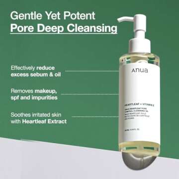 Anua Double Cleanser Duo with Heartleaf Extract for Radiant Skin
