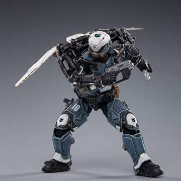 JOYTOY 1/18 Action Figures 4-Inch 10th Legion Flying Heavy Cavalry Dark Source Collection Action Figure Military Model (Style A)