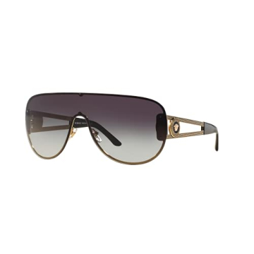 Versace Woman Sunglasses: Pale Gold Frame with Gradient Lenses