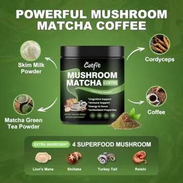 Mushroom Matcha Coffee - A Unique Blend for Focus & Energy