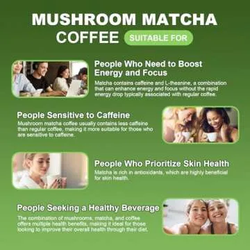 Mushroom Matcha Coffee for Enhanced Focus & Energy