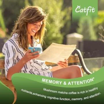 Mushroom Matcha Coffee for Enhanced Focus & Energy