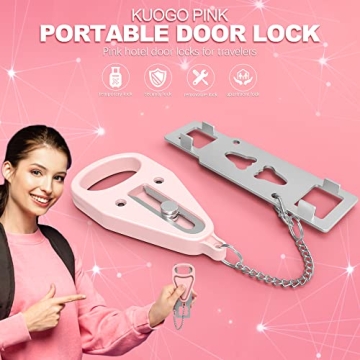 KUOGO Portable Door Lock - Travel Safety Essential
