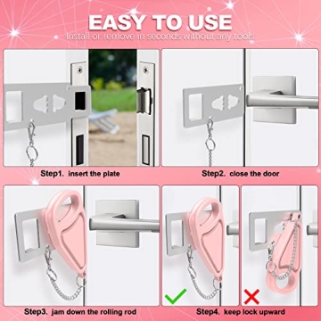 KUOGO Portable Door Lock - Travel Safety Essential