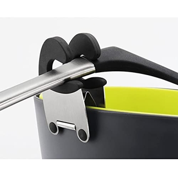 Ackron Silicone Pot Spoon Holder Set - 4 Pcs Black