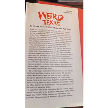 Weird Texas: Your Travel Guide to Texas's Local Legends and Best Kept Secrets (Volume 11)