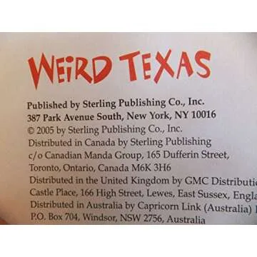 Weird Texas: Your Travel Guide to Texas's Local Legends and Best Kept Secrets (Volume 11)